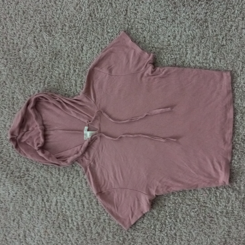 Pink Crop PJ Hoodie